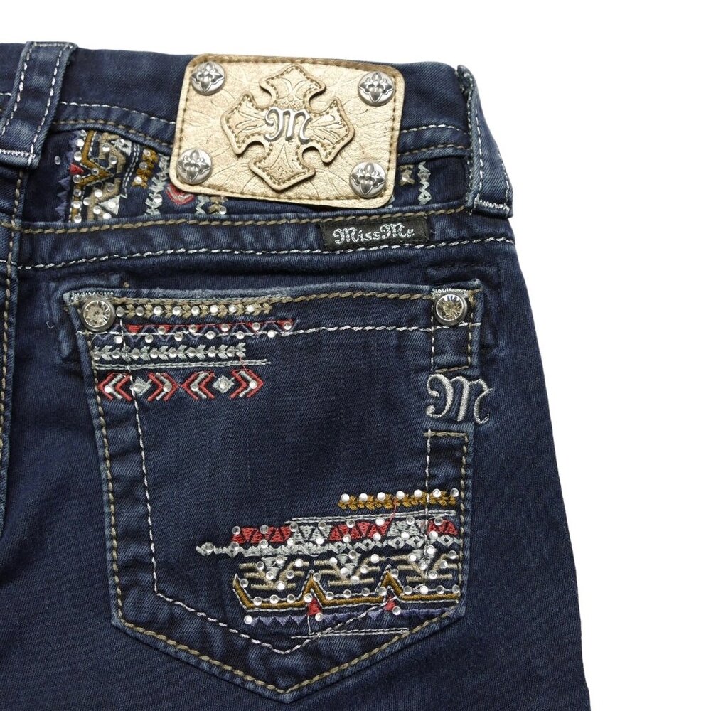 Miss Me Jeans 25 Signature Dark Wash Skinny